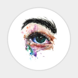 eye watercolor Magnet